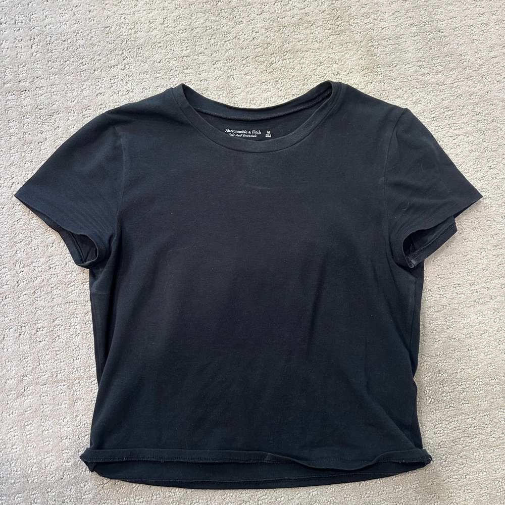 Abercrombie & Fitch Black Short Sleeve Tee